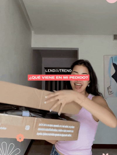 Unboxing de mi renta en Lend The Trend