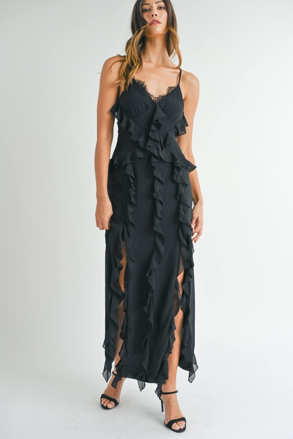 Aisha - negro - Lend the Trend renta de vestidos mexico