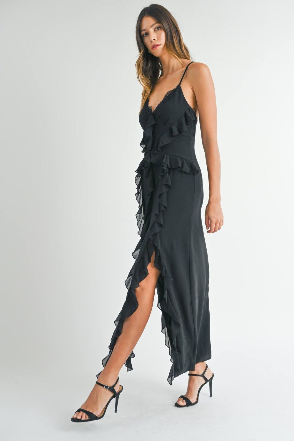 Aisha - negro - Lend the Trend renta de vestidos mexico