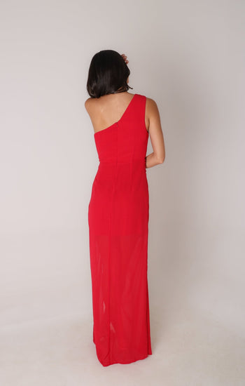 Layla - rojo venta - Lend the Trend renta de vestidos mexico