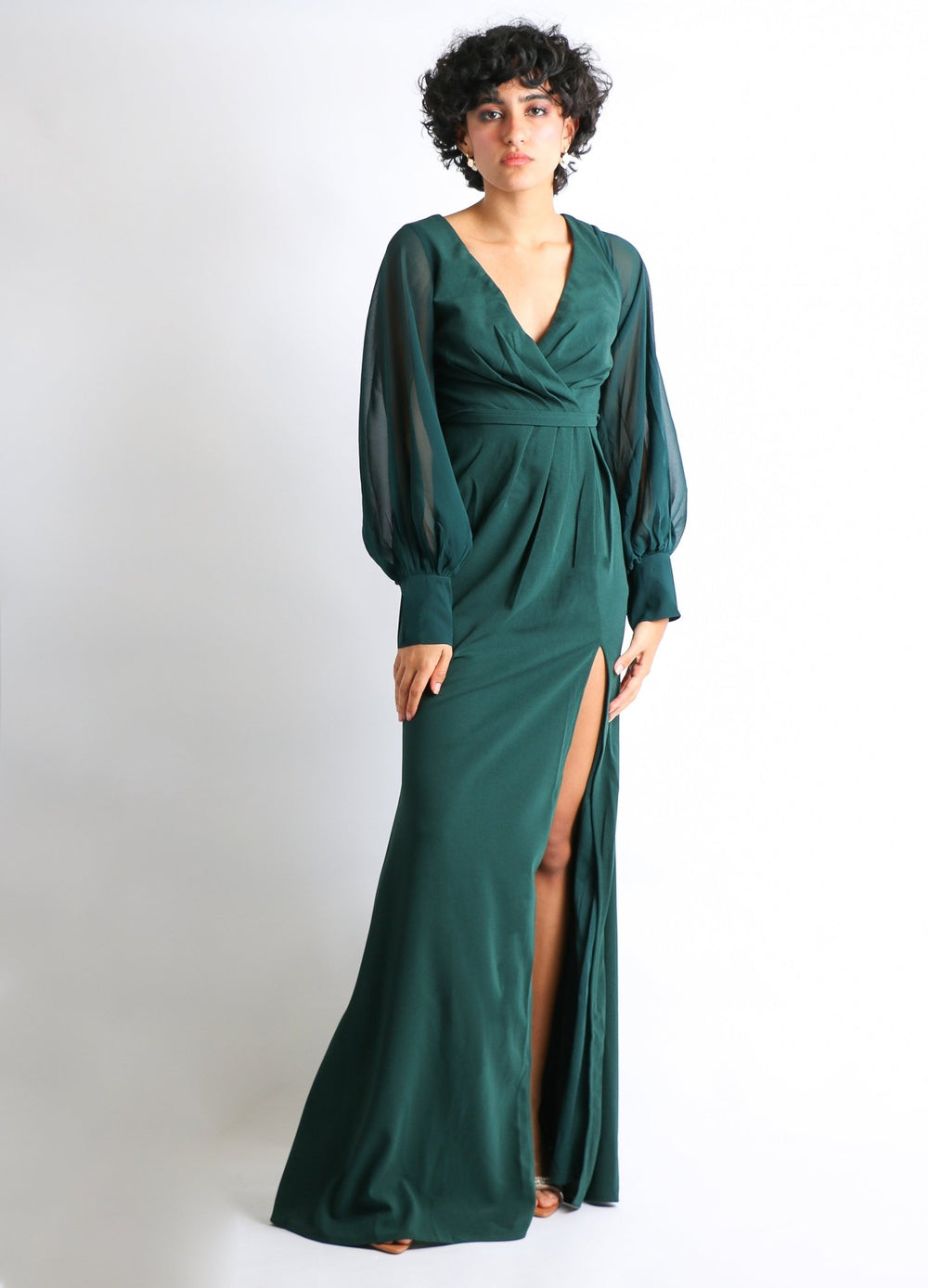 Overy - verde - Lend the Trend renta de vestidos mexico