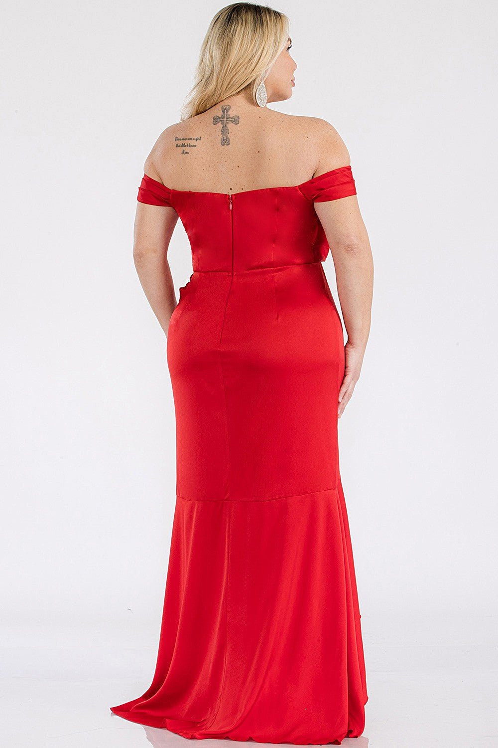 Sara - rojo - Lend the Trend renta de vestidos mexico