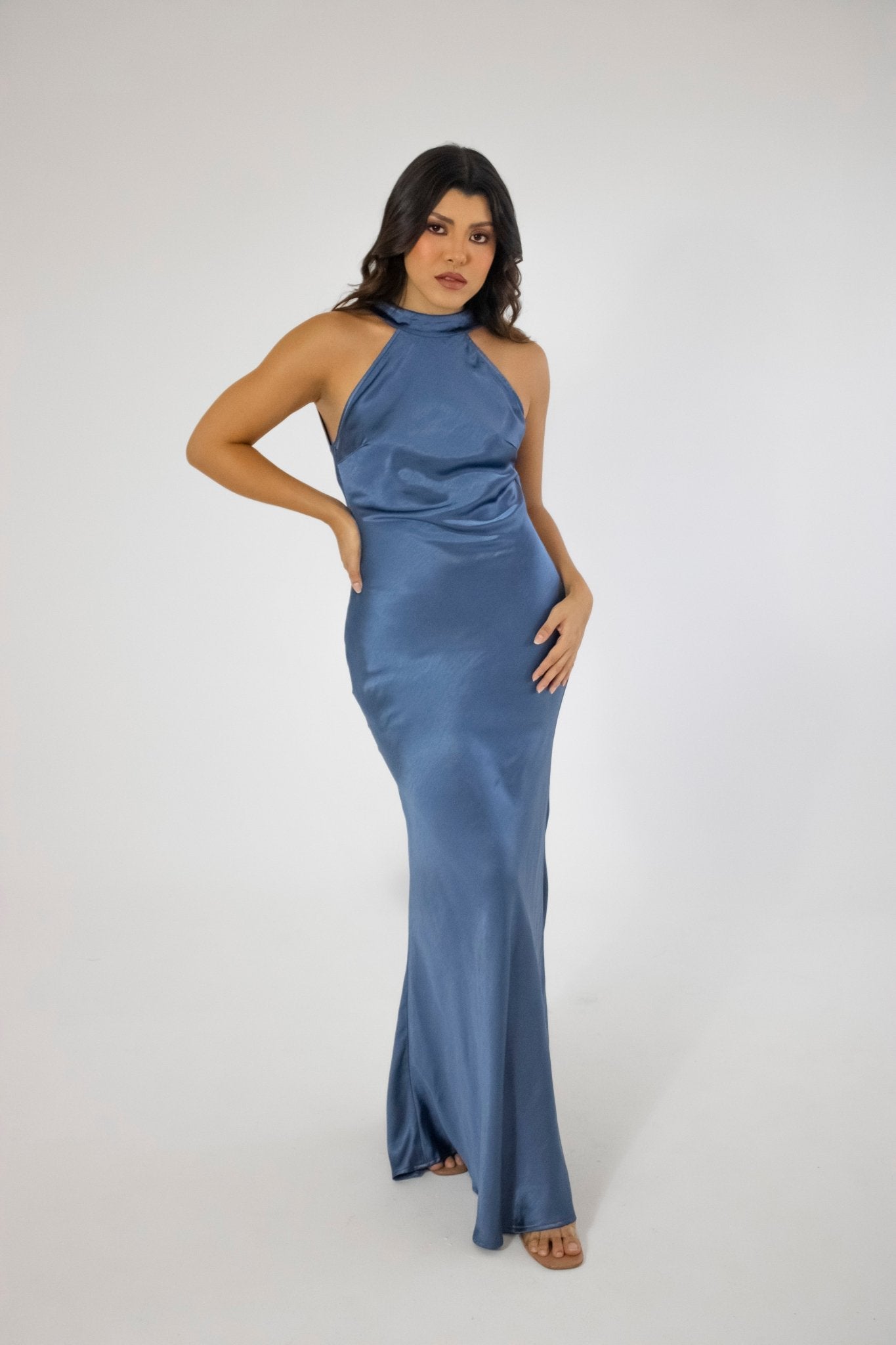 Abelina - azul venta - Lend the Trend renta de vestidos mexico