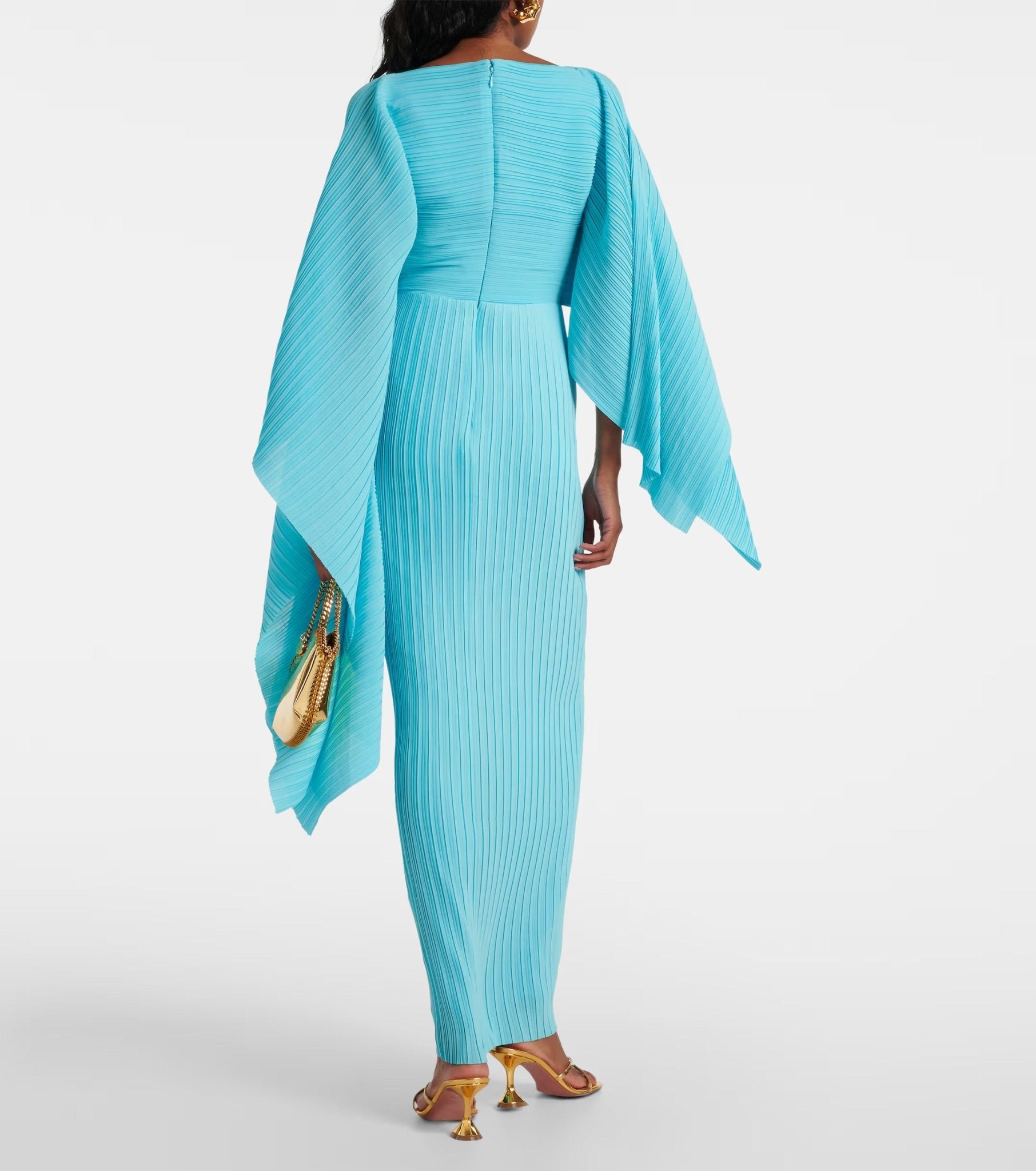 Adami chiffon maxi dress - Daniela - Lend the Trend renta de vestidos mexico