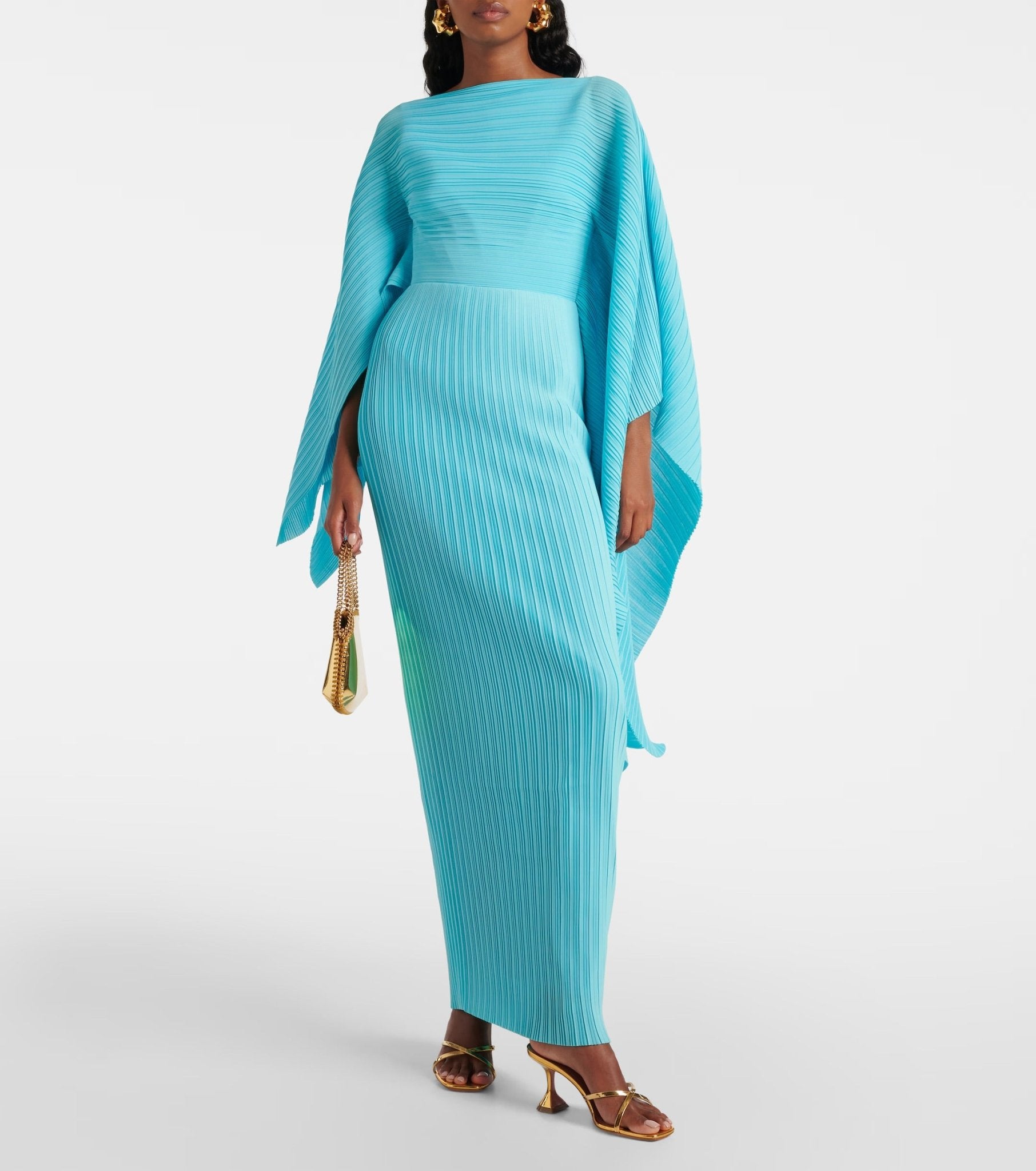 Adami chiffon maxi dress - Daniela - Lend the Trend renta de vestidos mexico