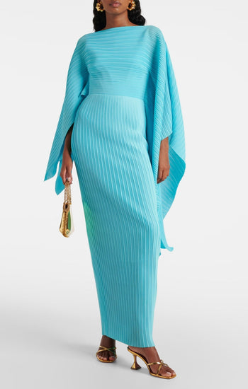 Adami chiffon maxi dress - Daniela - Lend the Trend renta de vestidos mexico