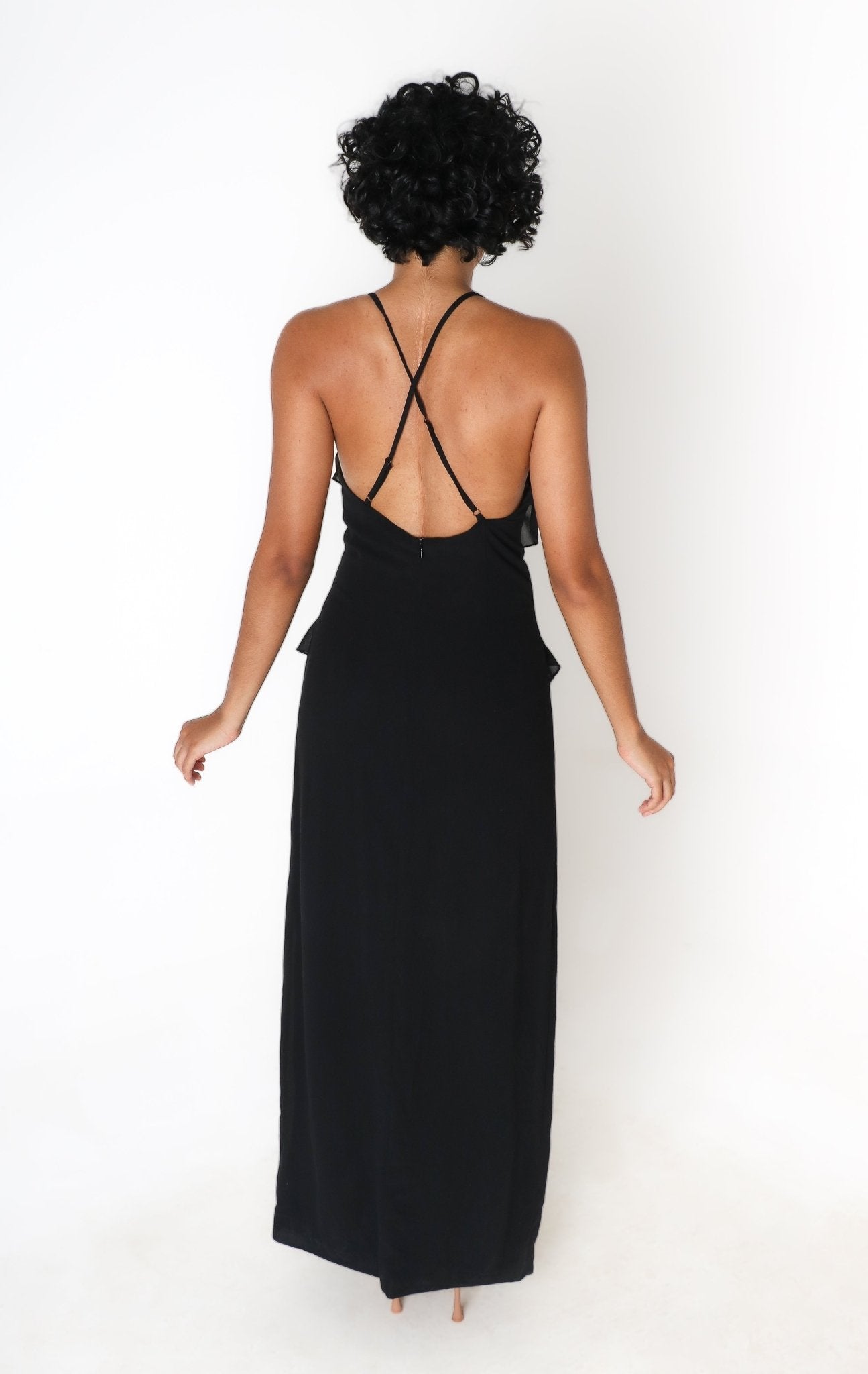 Aisha - negro - Lend the Trend renta de vestidos mexico