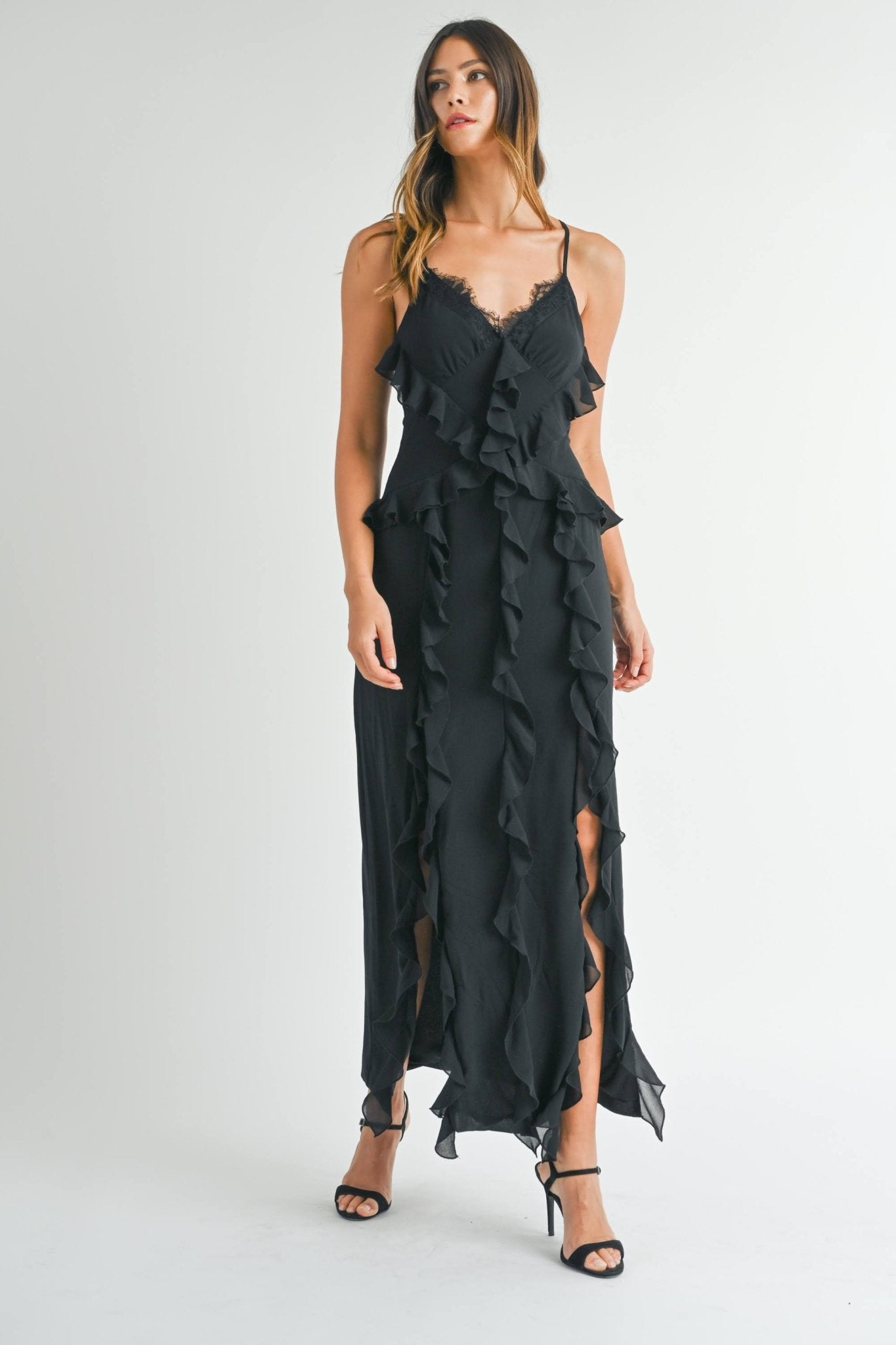 Aisha - negro venta - Lend the Trend renta de vestidos mexico