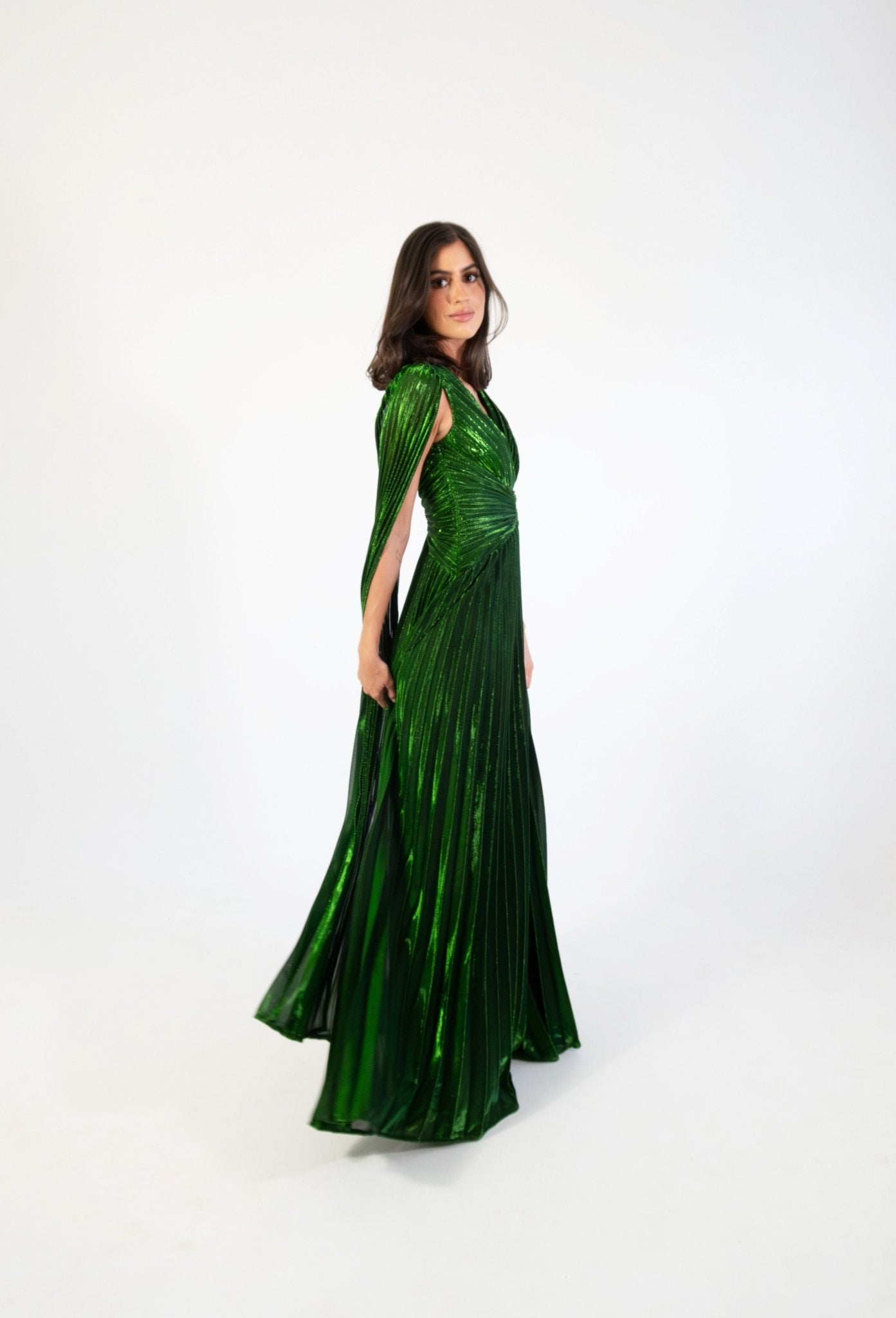 Alina - verde - Lend the Trend renta de vestidos mexico