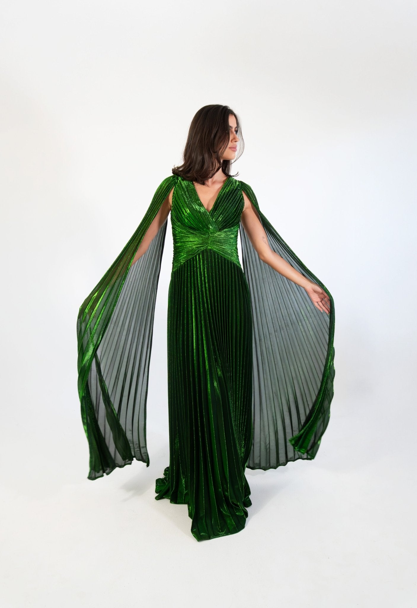 Alina - verde - Lend the Trend renta de vestidos mexico