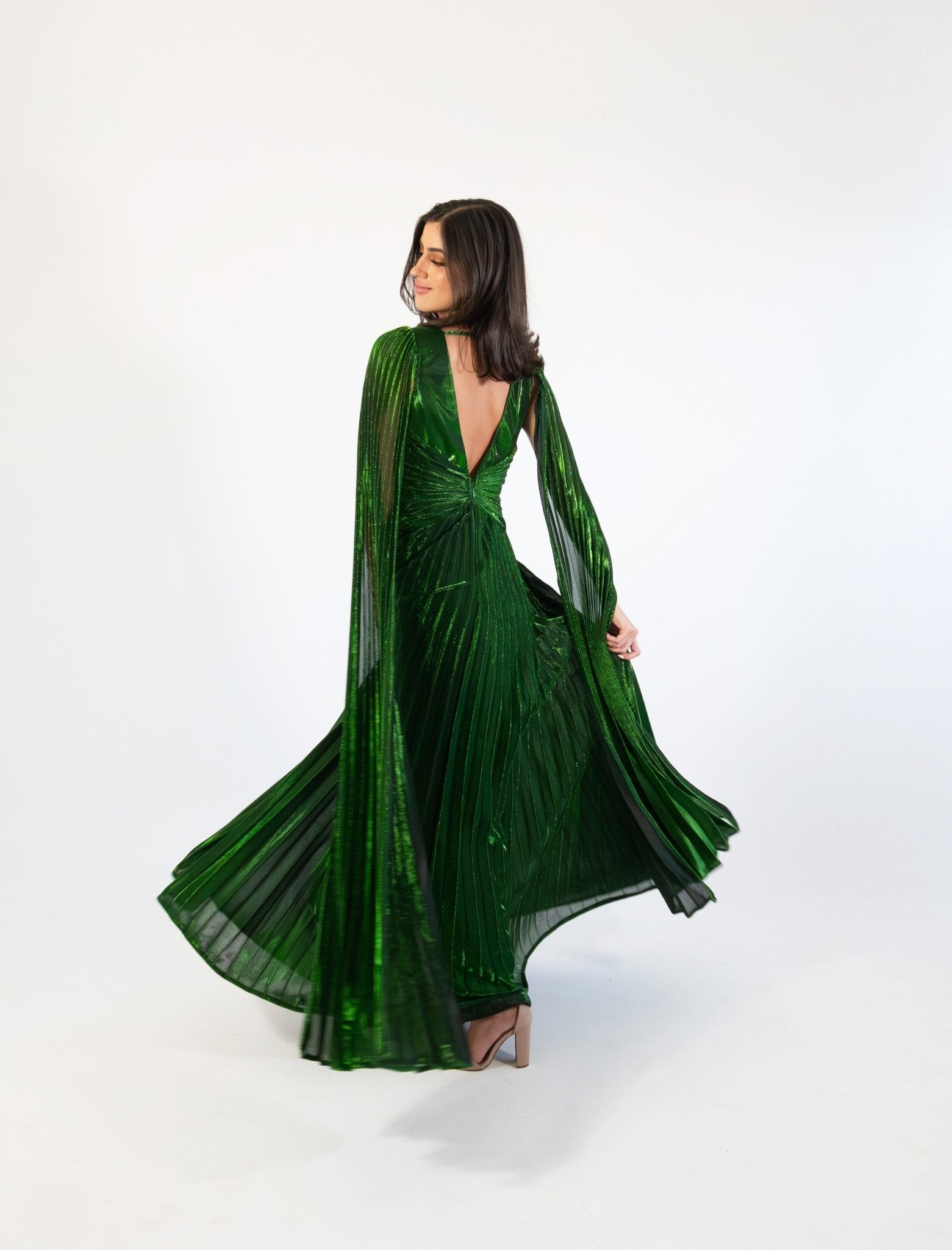 Alina - verde - Lend the Trend renta de vestidos mexico