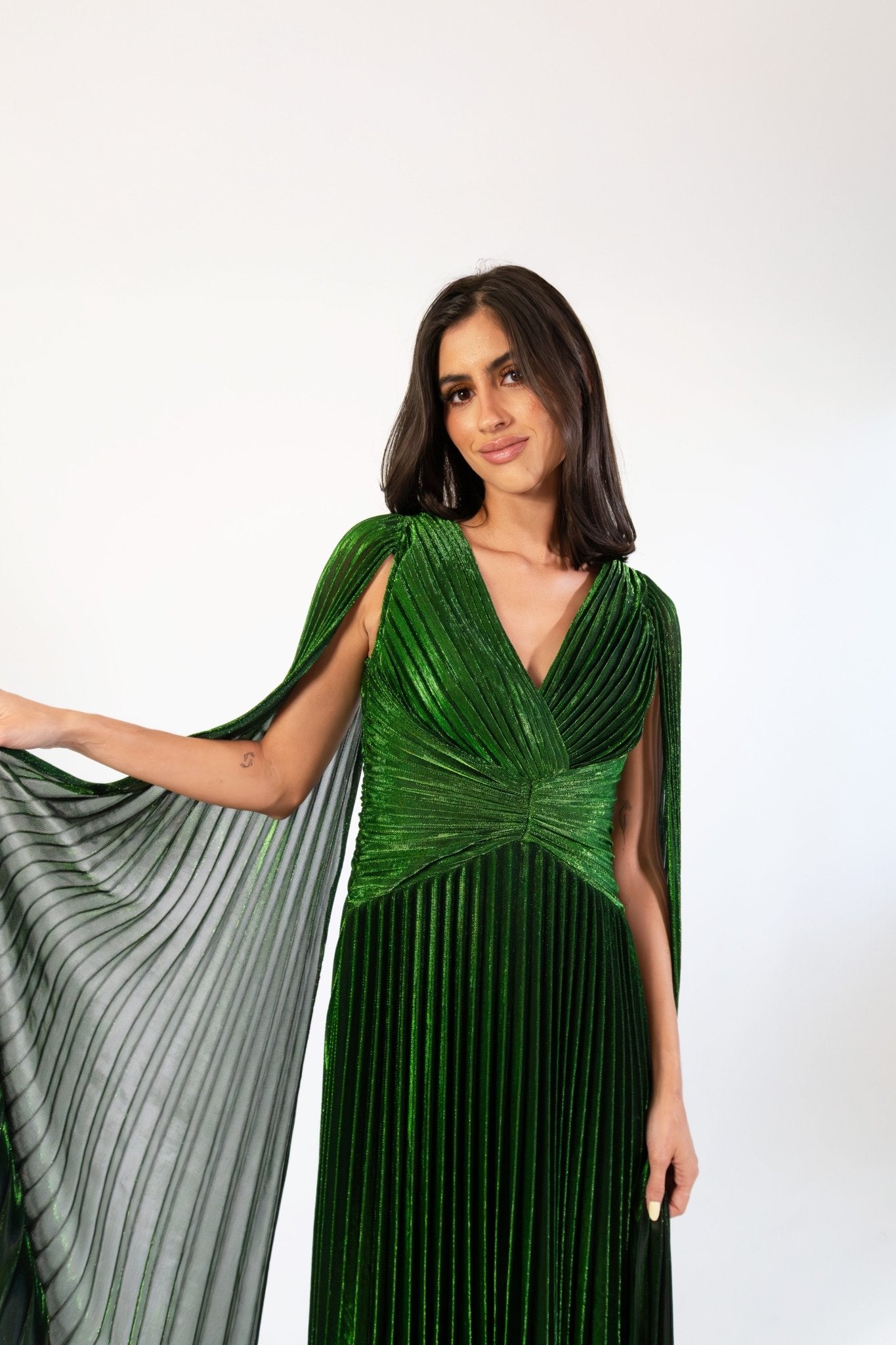 Alina - verde - Lend the Trend renta de vestidos mexico