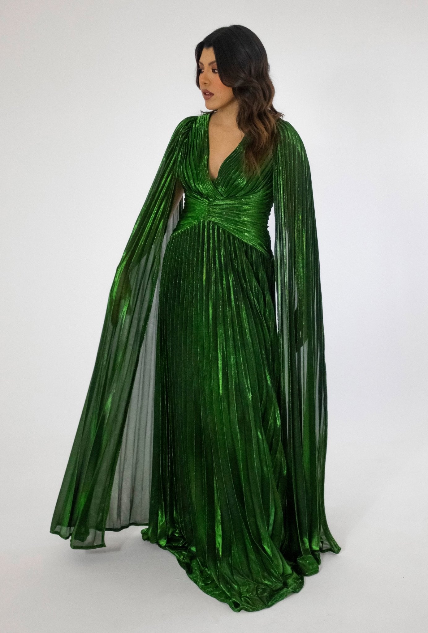 Alina - verde venta - Lend the Trend renta de vestidos mexico