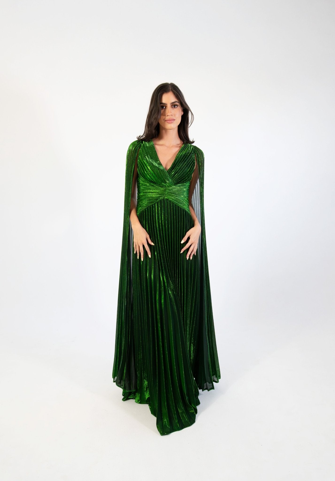 Alina - verde venta - Lend the Trend renta de vestidos mexico