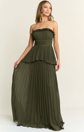 Anstel - verde - Cindel vestidos maxi, midi, mini, para toda ocasion, largos, de fiesta, de boda