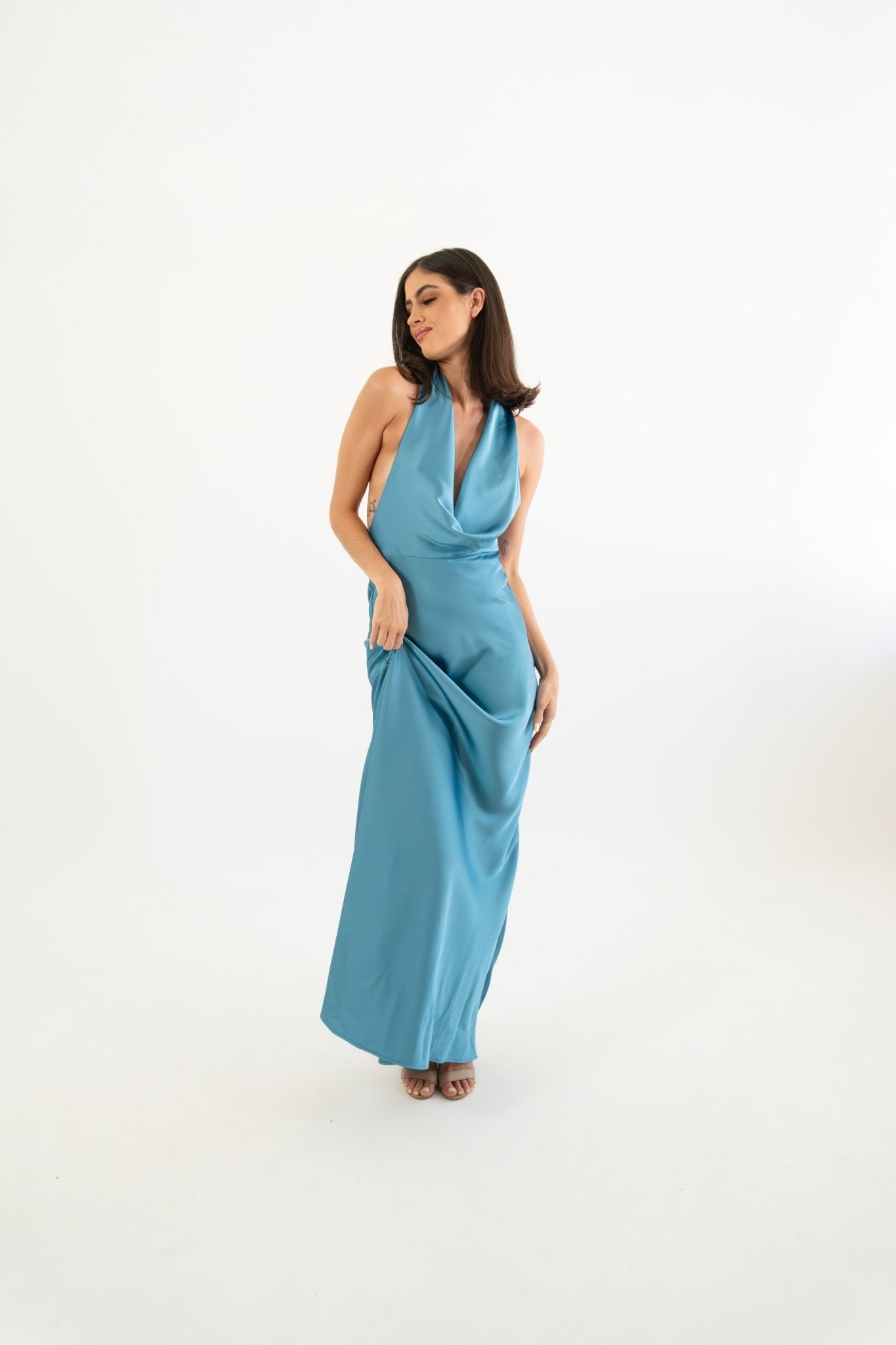 Armenia - azul claro - Lend the Trend renta de vestidos mexico