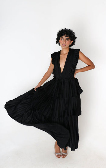 Diora - negro - Lend the Trend renta de vestidos mexico