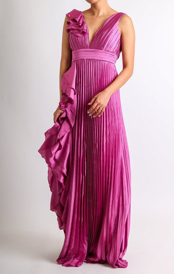 Dorota - rosa satin venta - Lend the Trend renta de vestidos mexico