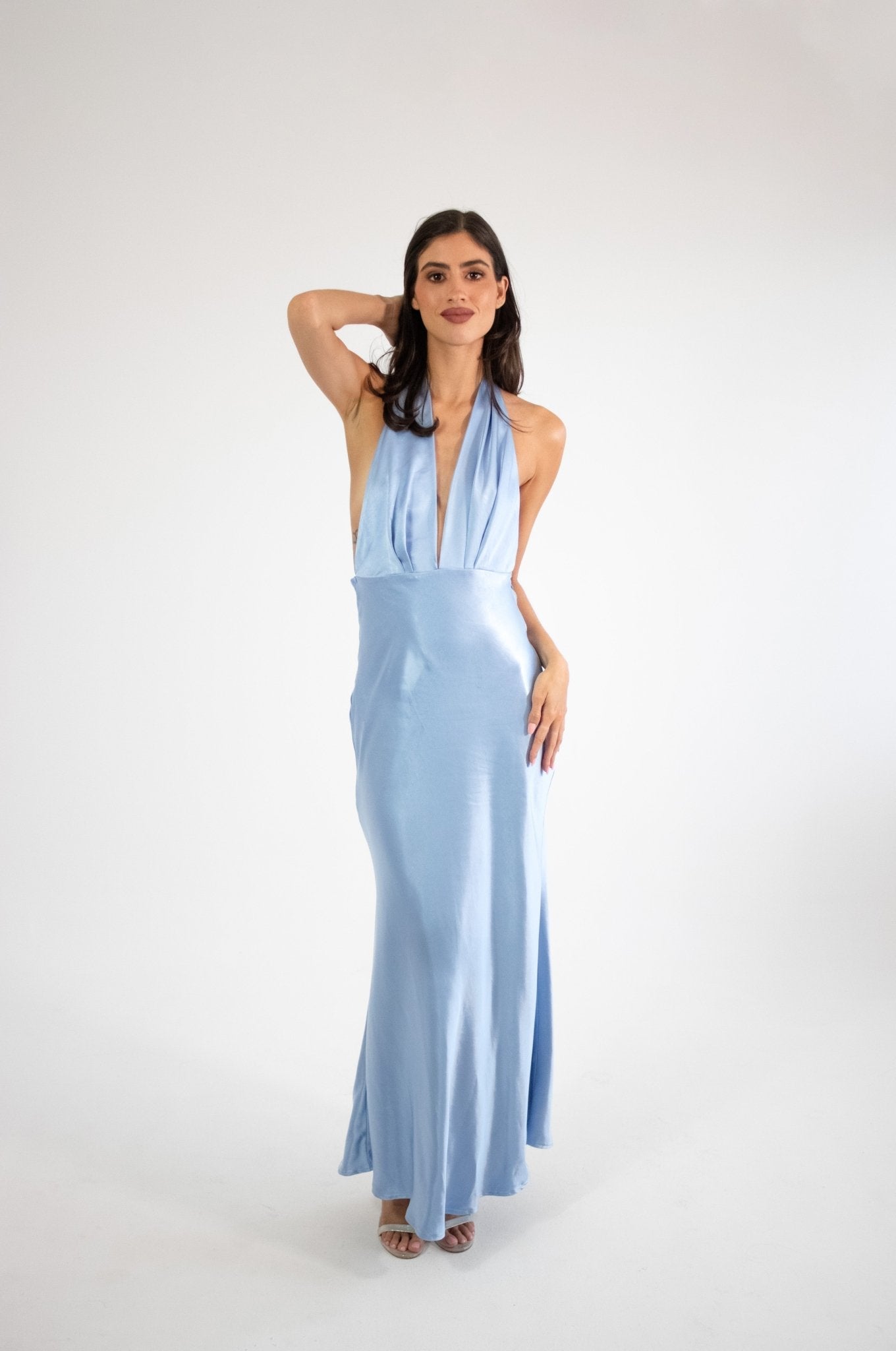 Elga - azul - Lend the Trend renta de vestidos mexico