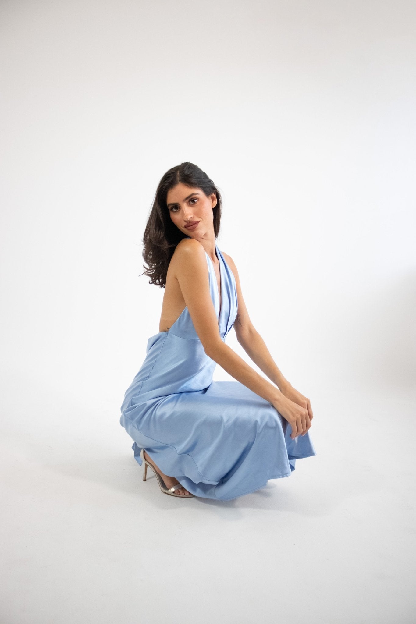 Elga - azul venta - Lend the Trend renta de vestidos mexico