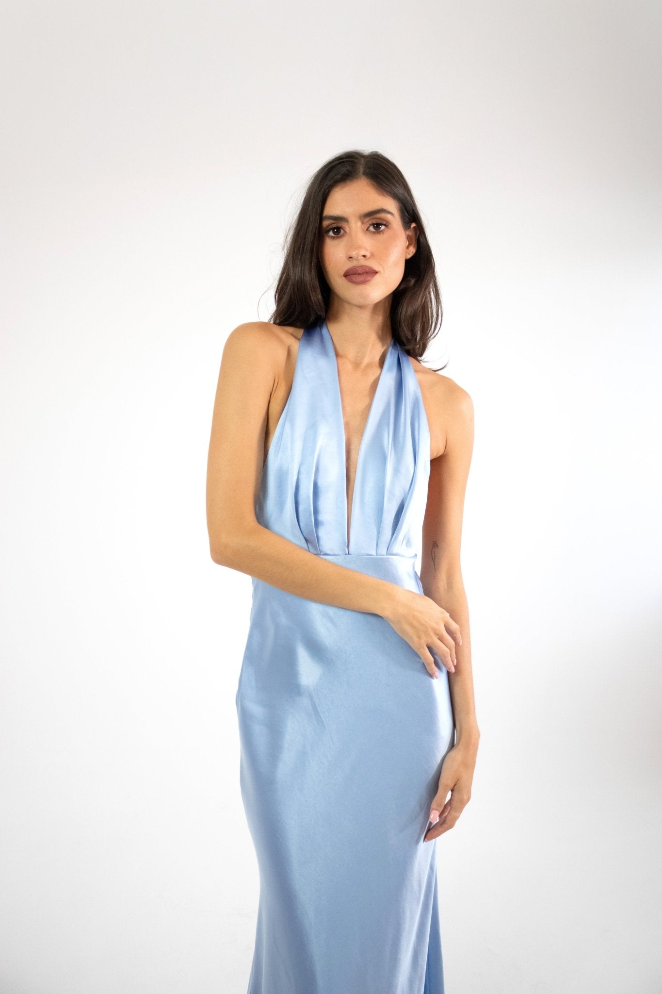 Elga - azul venta - Lend the Trend renta de vestidos mexico