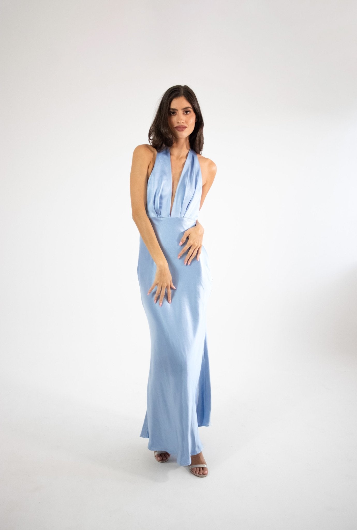 Elga - azul venta - Lend the Trend renta de vestidos mexico