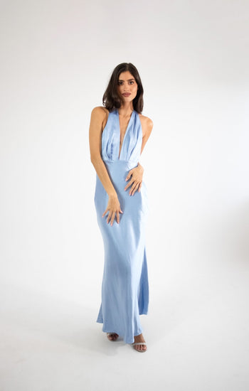 Elga - azul venta - Lend the Trend renta de vestidos mexico