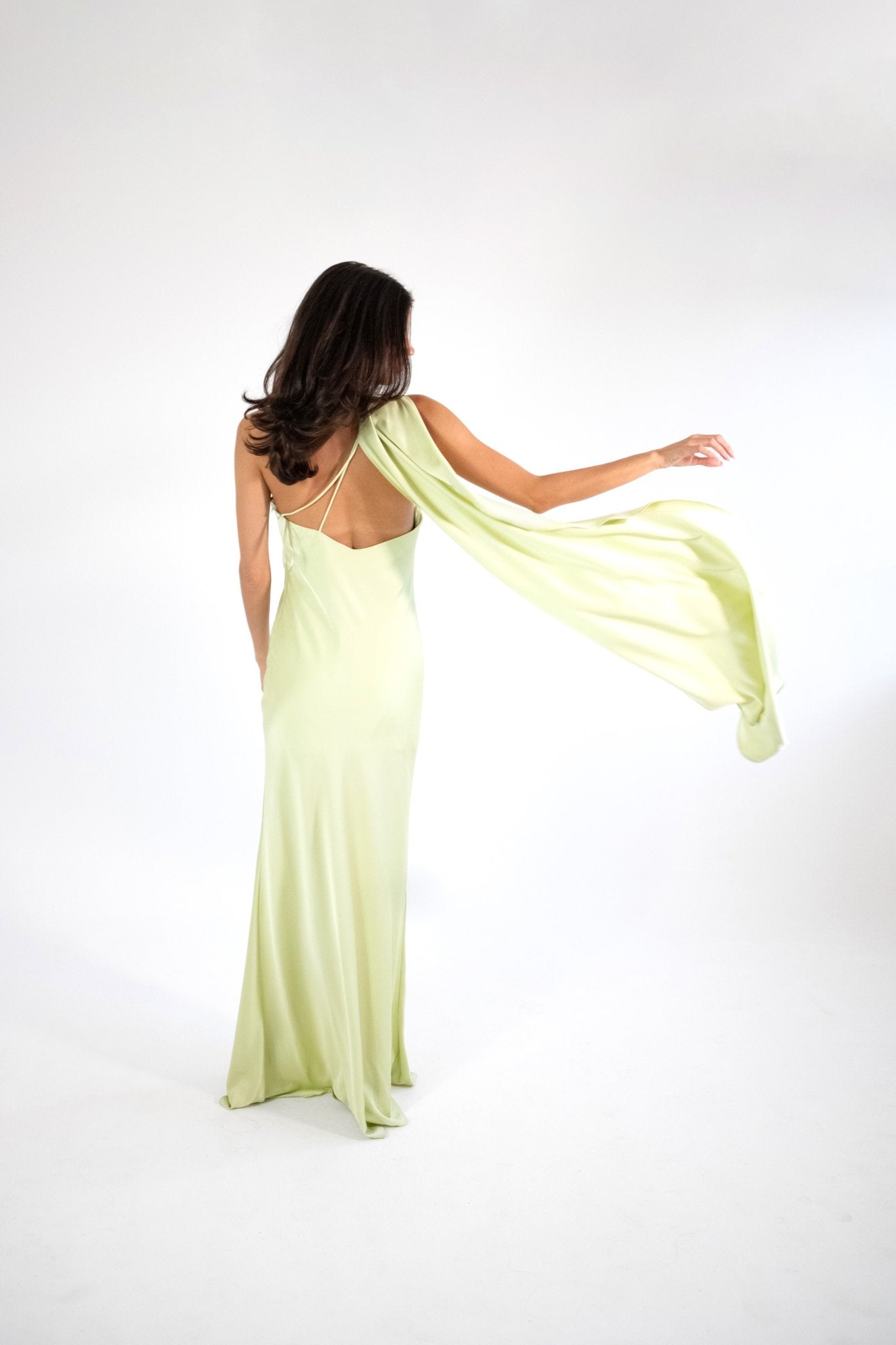 Emiliana - sage - Lend the Trend renta de vestidos mexico