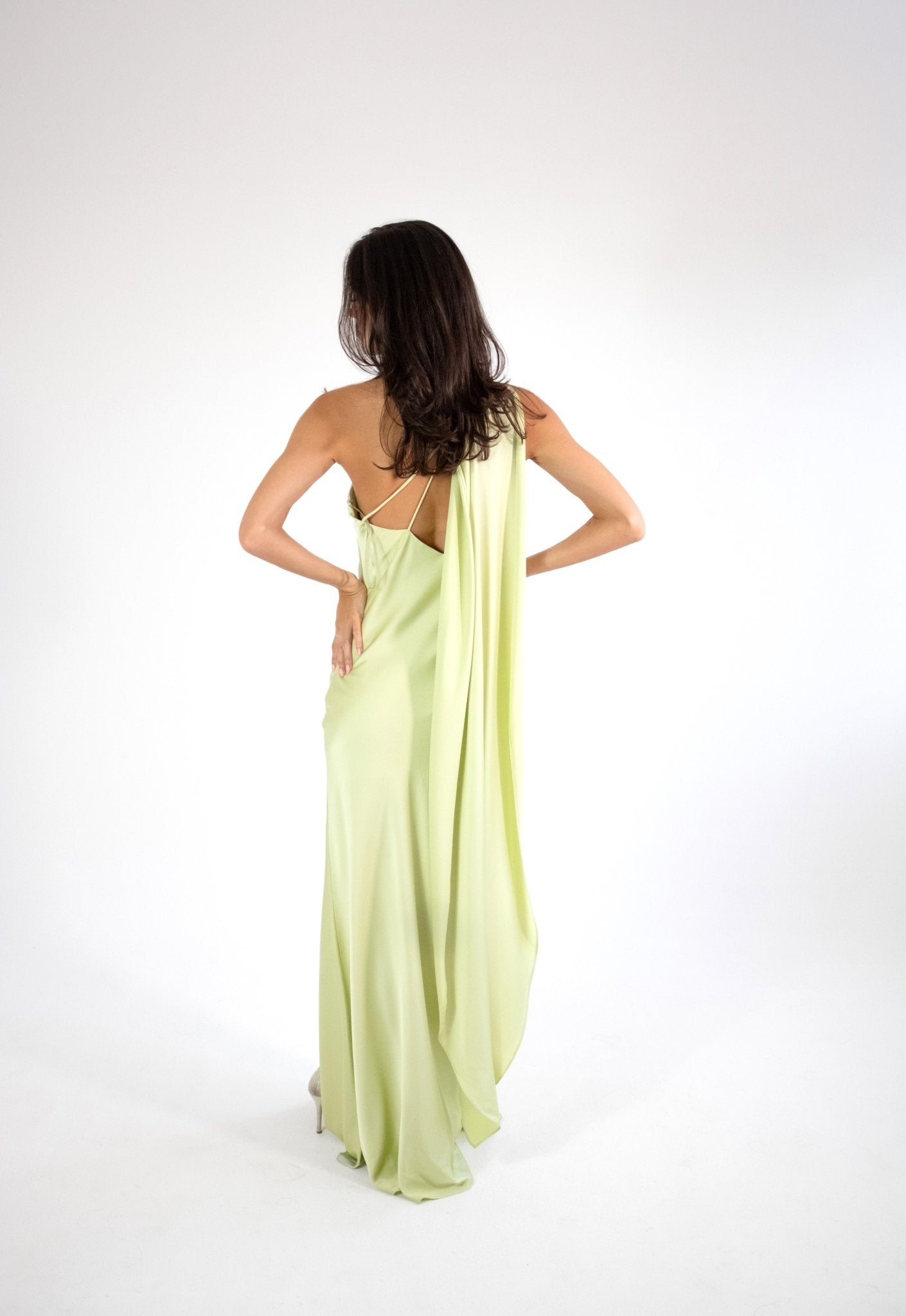 Emiliana - sage venta - Lend the Trend renta de vestidos mexico