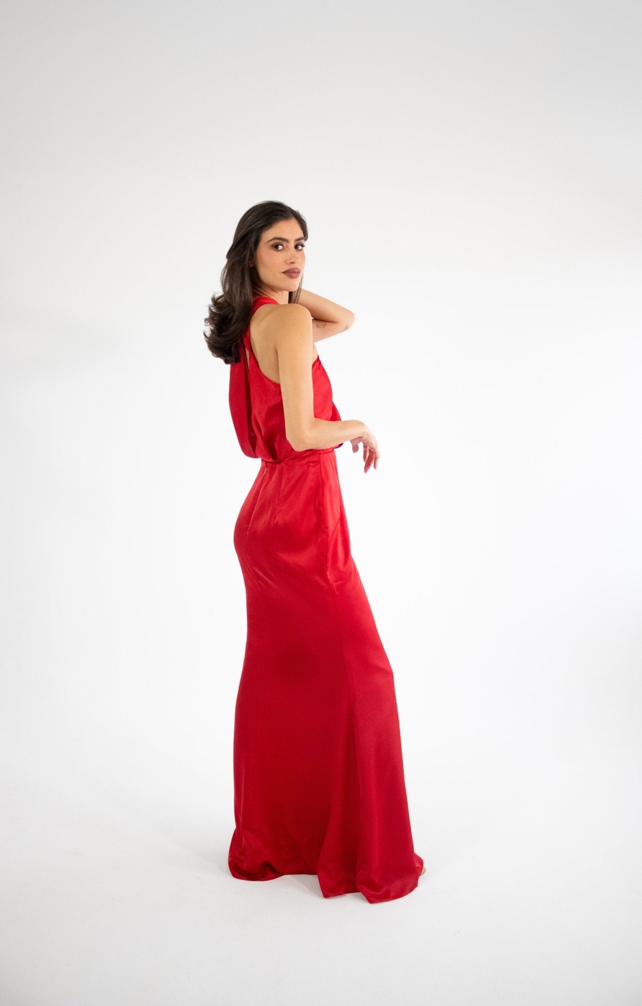 Erin - rojo vivo - Lend the Trend renta de vestidos mexico