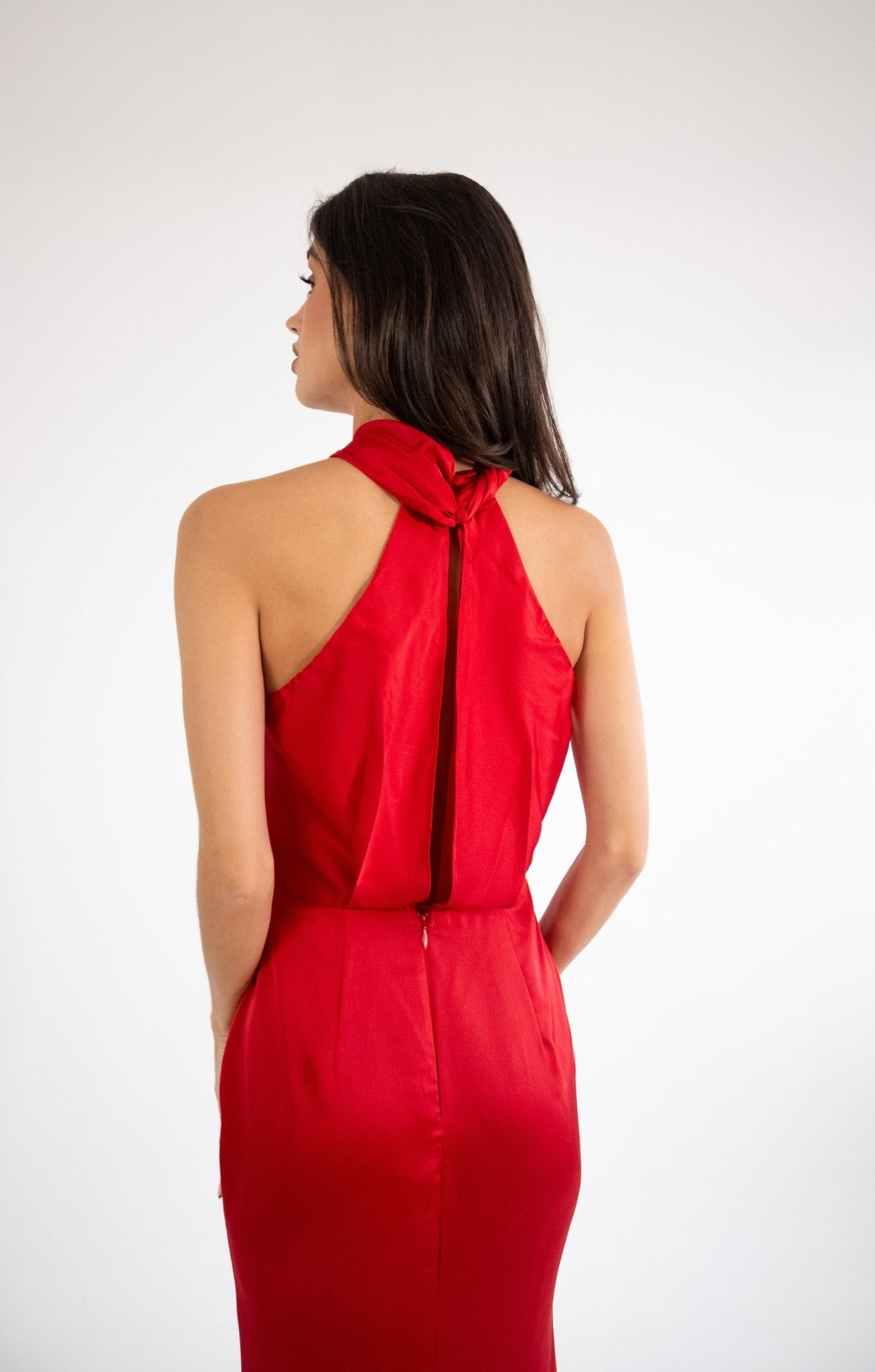 Erin - rojo vivo - Lend the Trend renta de vestidos mexico