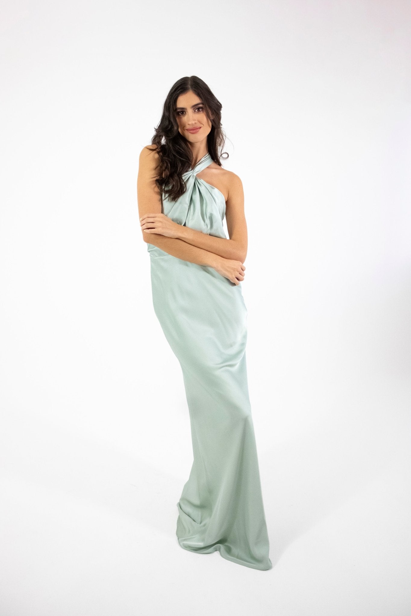 Erin - sage - Lend the Trend renta de vestidos mexico