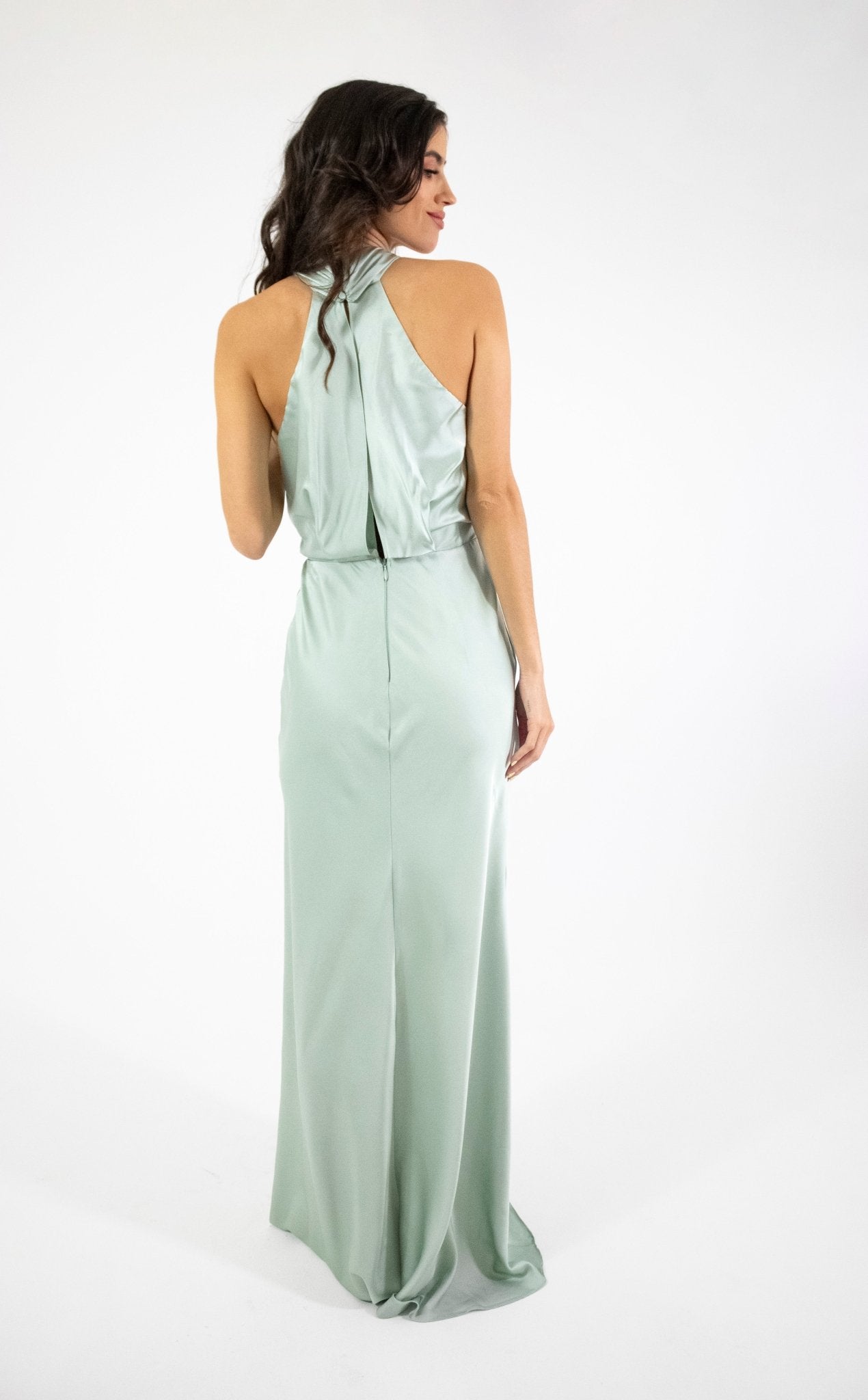 Erin - sage venta - Lend the Trend renta de vestidos mexico