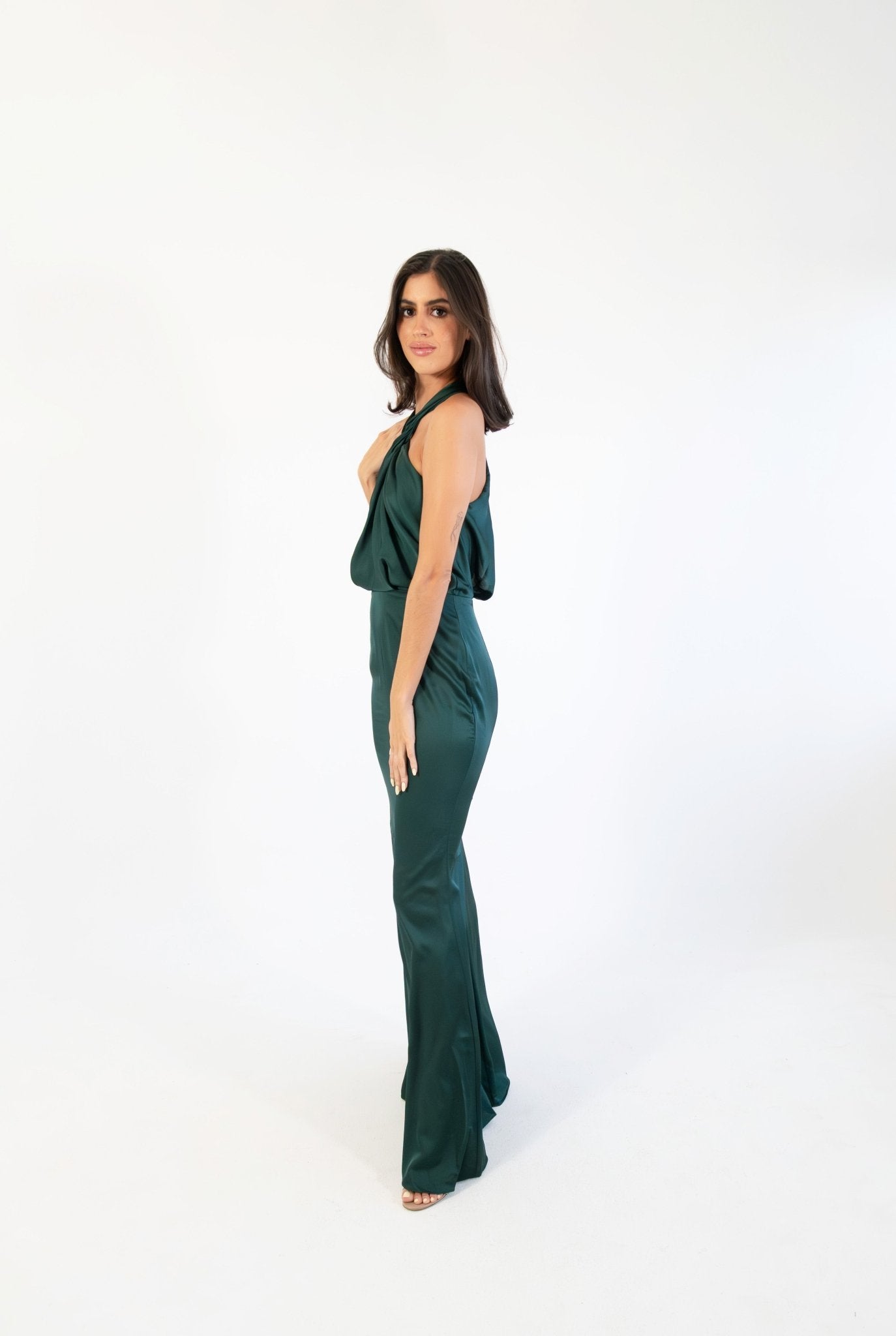 Erin - verde esmeralda venta - Lend the Trend renta de vestidos mexico