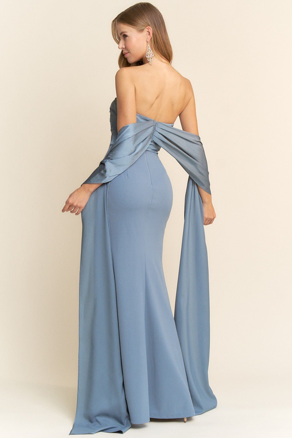 Estela - azul - Lend the Trend renta de vestidos mexico