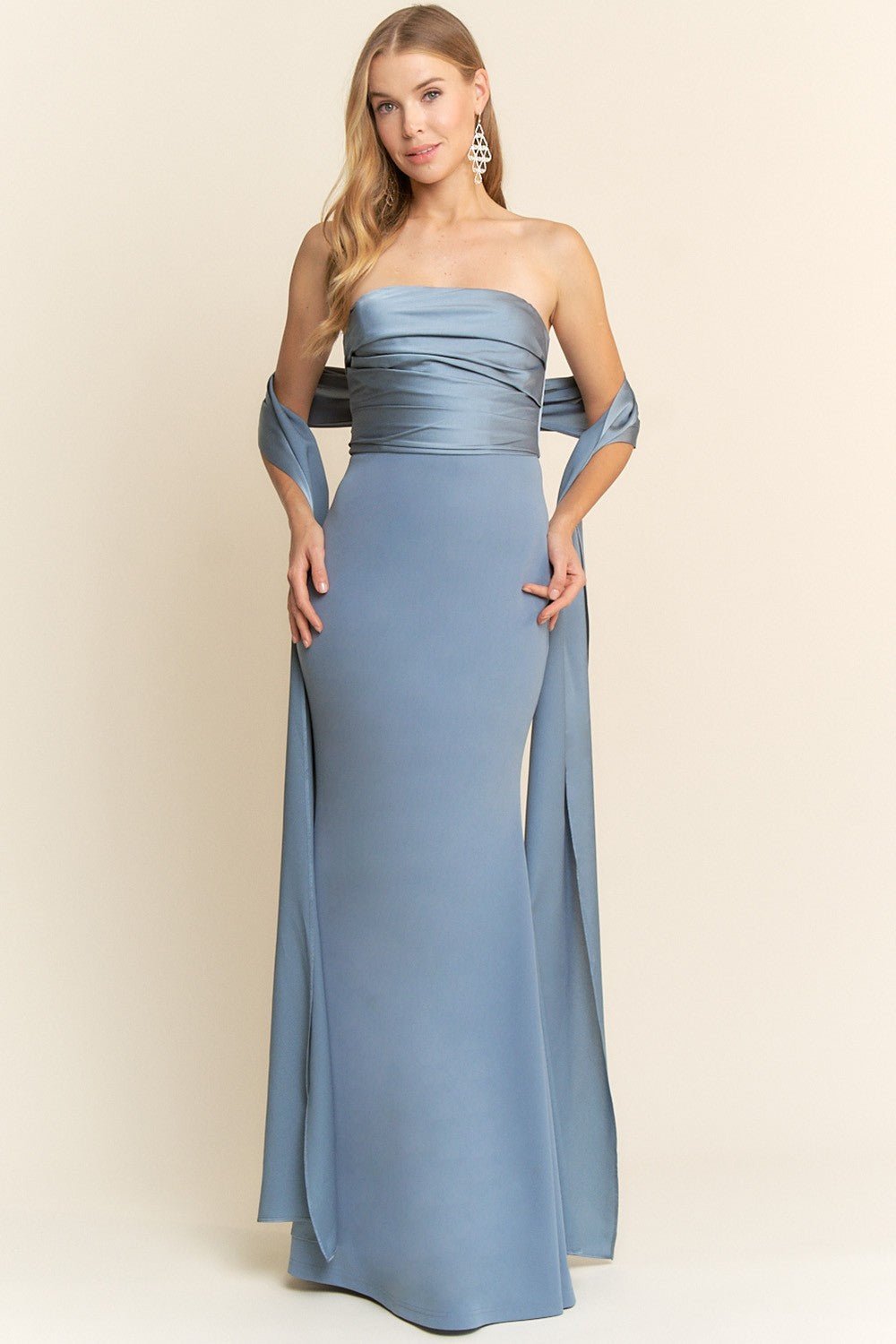 Estela - azul - Lend the Trend renta de vestidos mexico