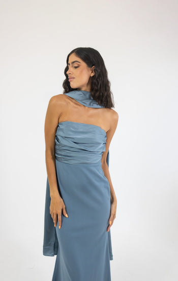 Estela - azul - Lend the Trend renta de vestidos mexico