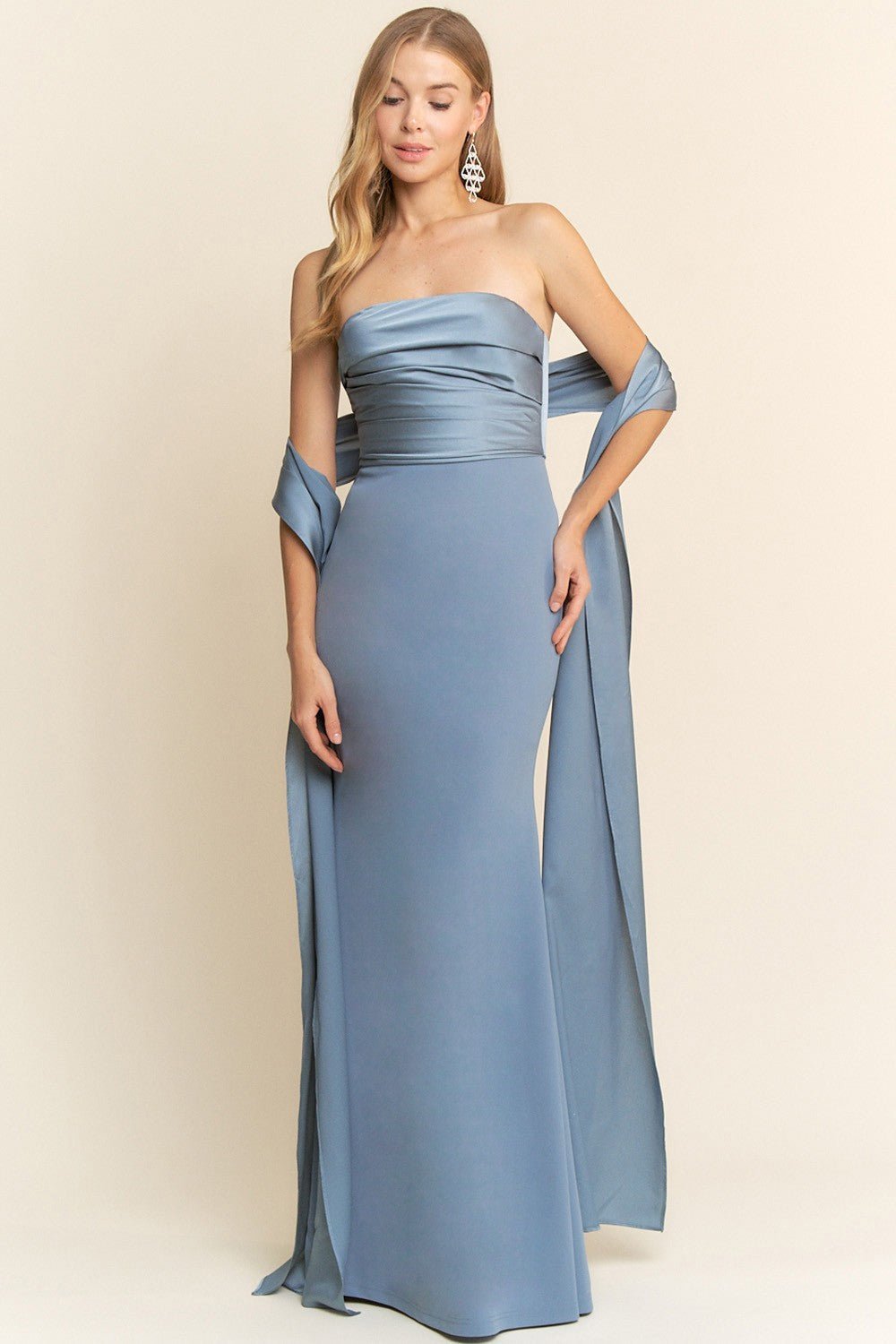 Estela - azul - Lend the Trend renta de vestidos mexico