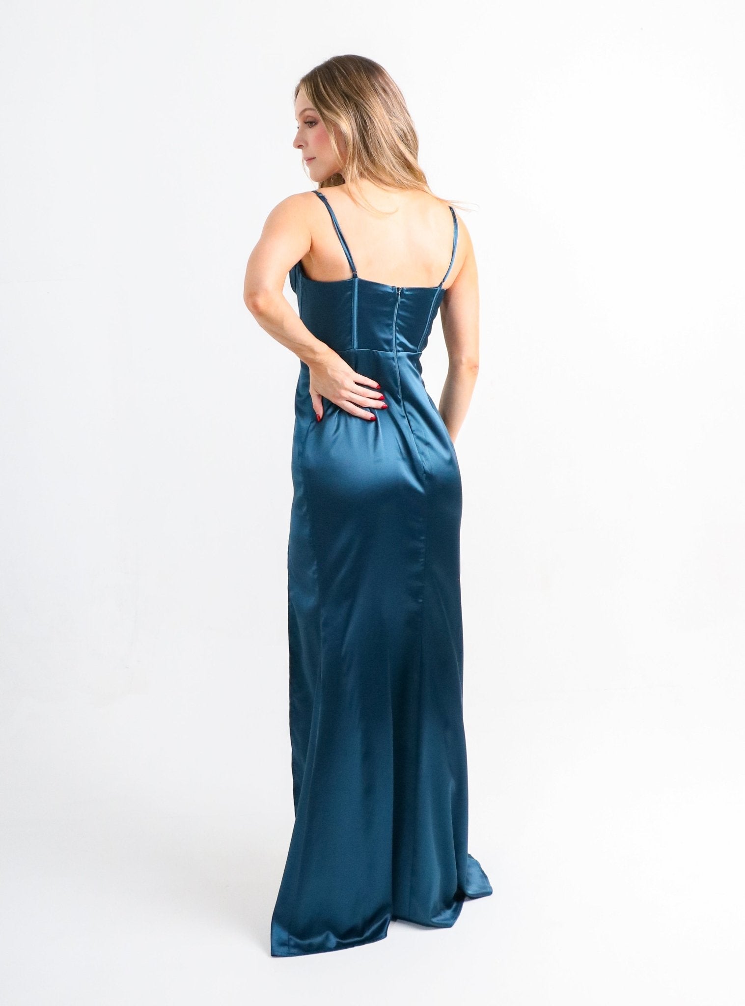 Evelyn - azul venta - Lend the Trend renta de vestidos mexico