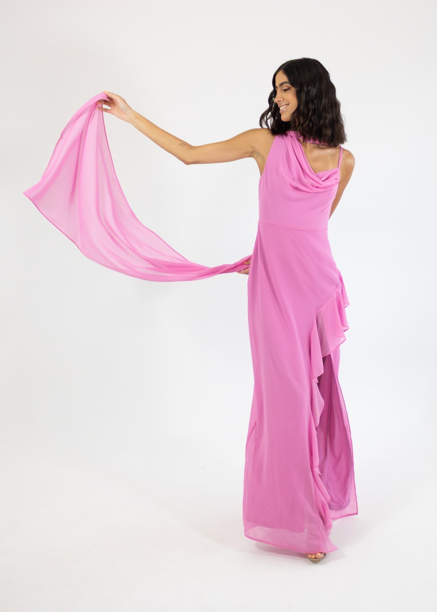 Issa - rosa - Lend the Trend renta de vestidos mexico