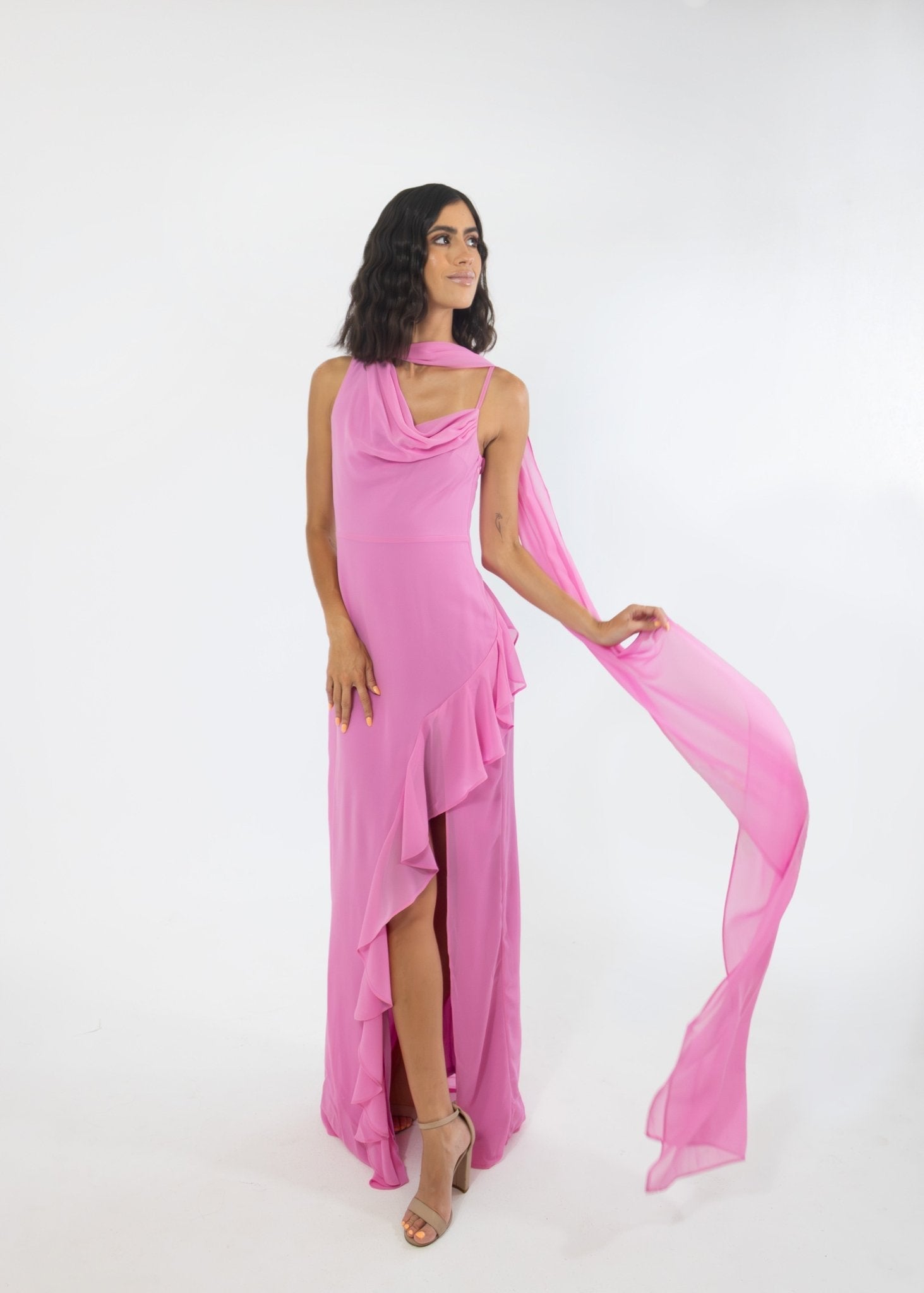 Issa - rosa - Lend the Trend renta de vestidos mexico