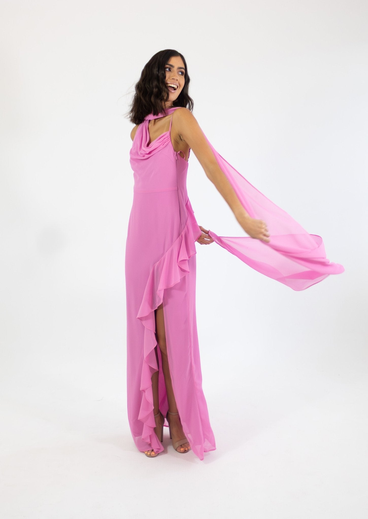 Issa - rosa - Lend the Trend renta de vestidos mexico