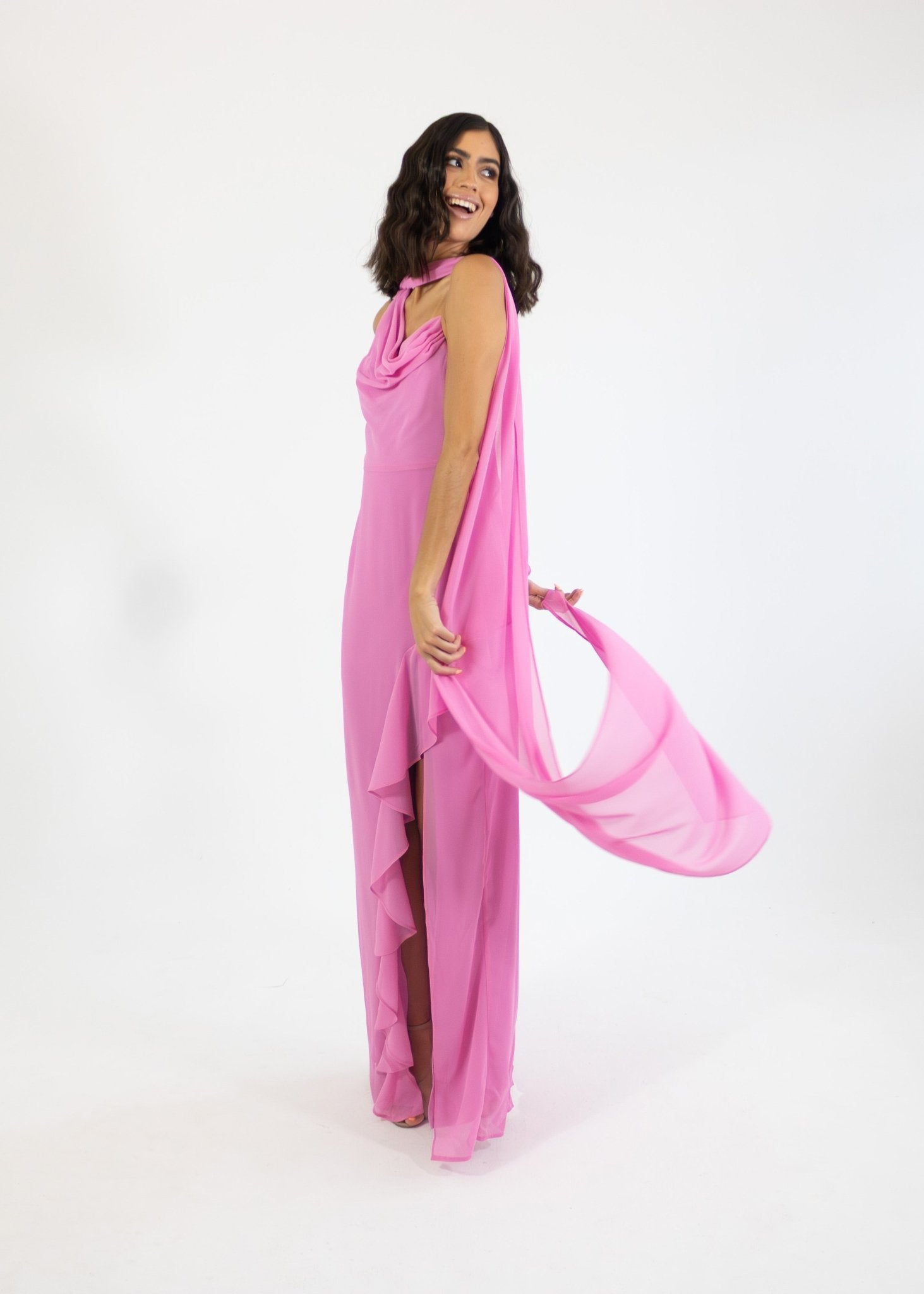 Issa - rosa - Lend the Trend renta de vestidos mexico