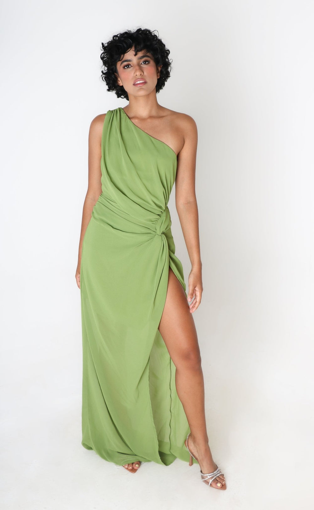 Layla - verde - Lend the Trend renta de vestidos mexico