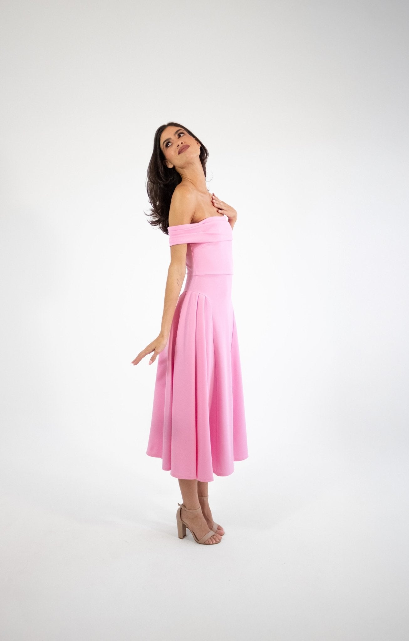 Lola - rosa - Lend the Trend renta de vestidos mexico