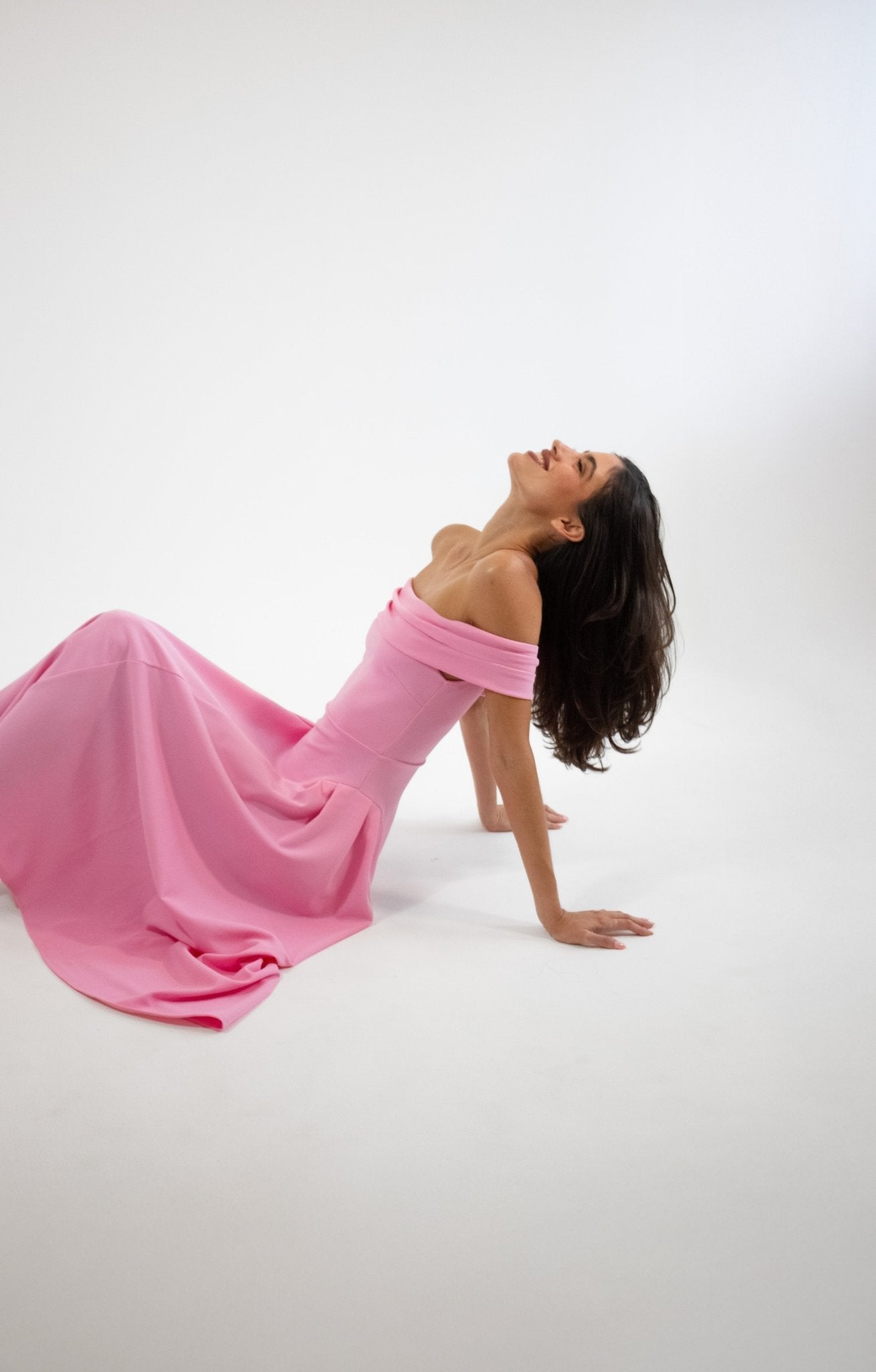 Lola - rosa - Lend the Trend renta de vestidos mexico