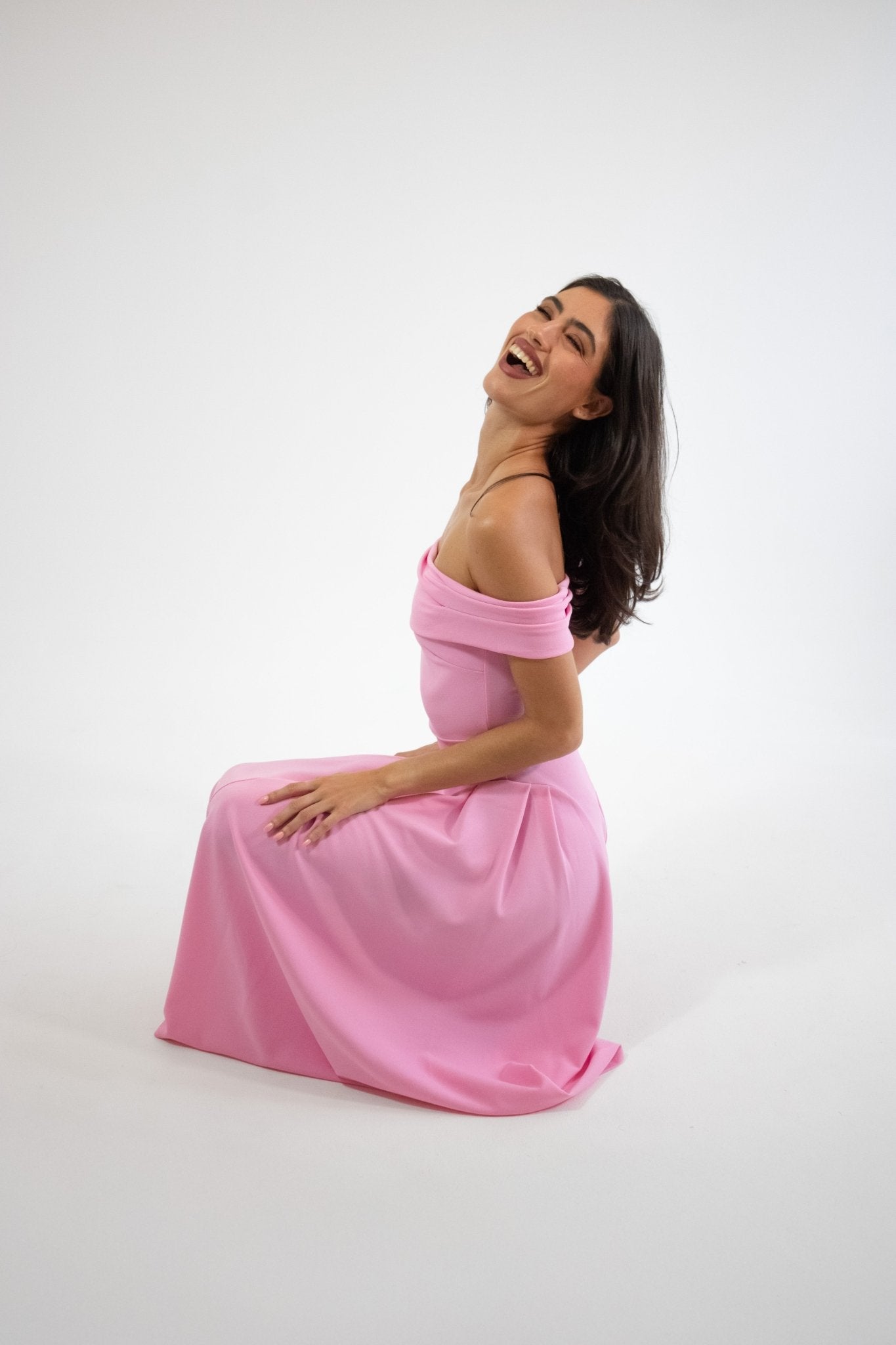 Lola - rosa - Lend the Trend renta de vestidos mexico