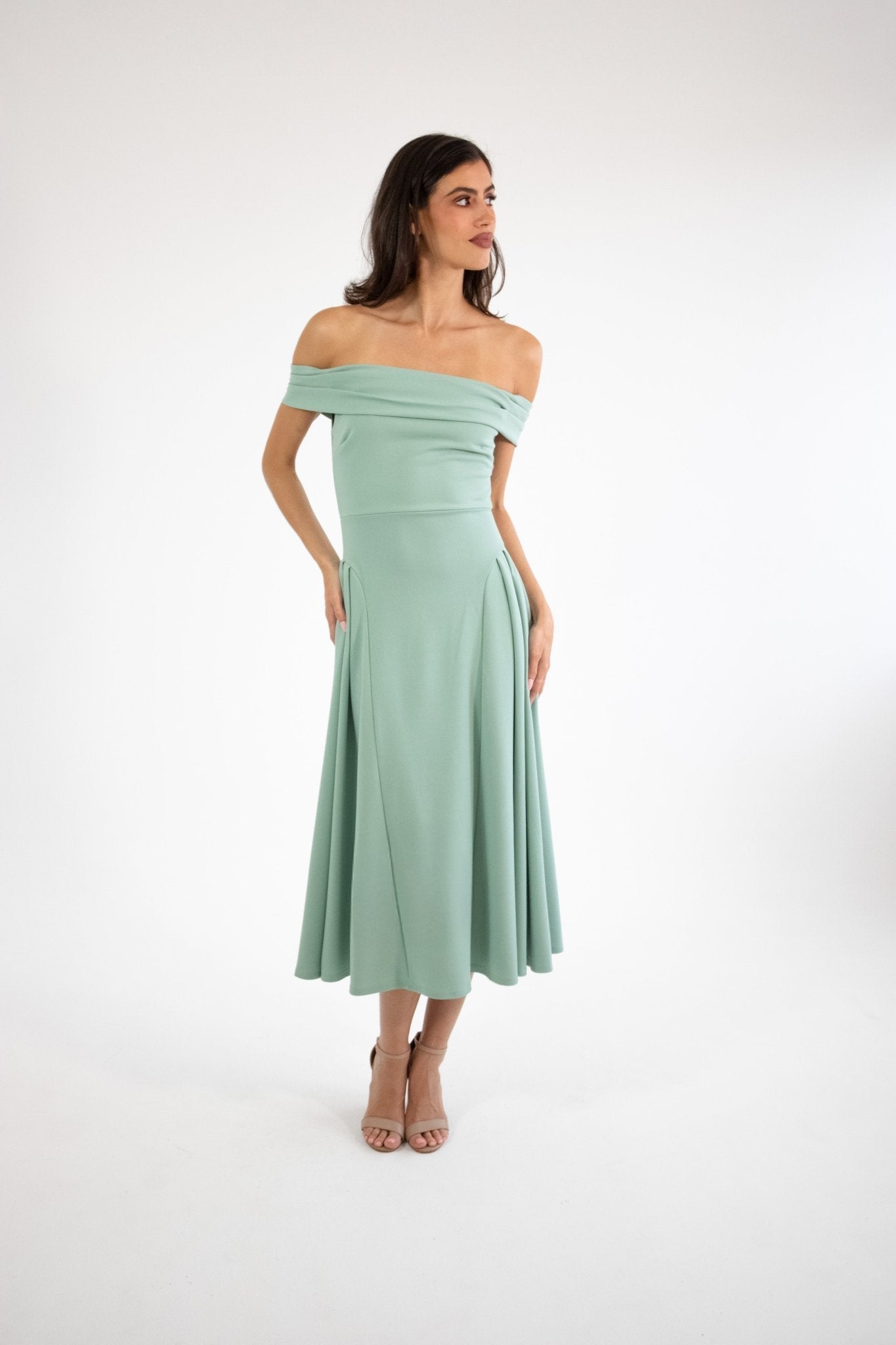 Lola - verde - Lend the Trend renta de vestidos mexico