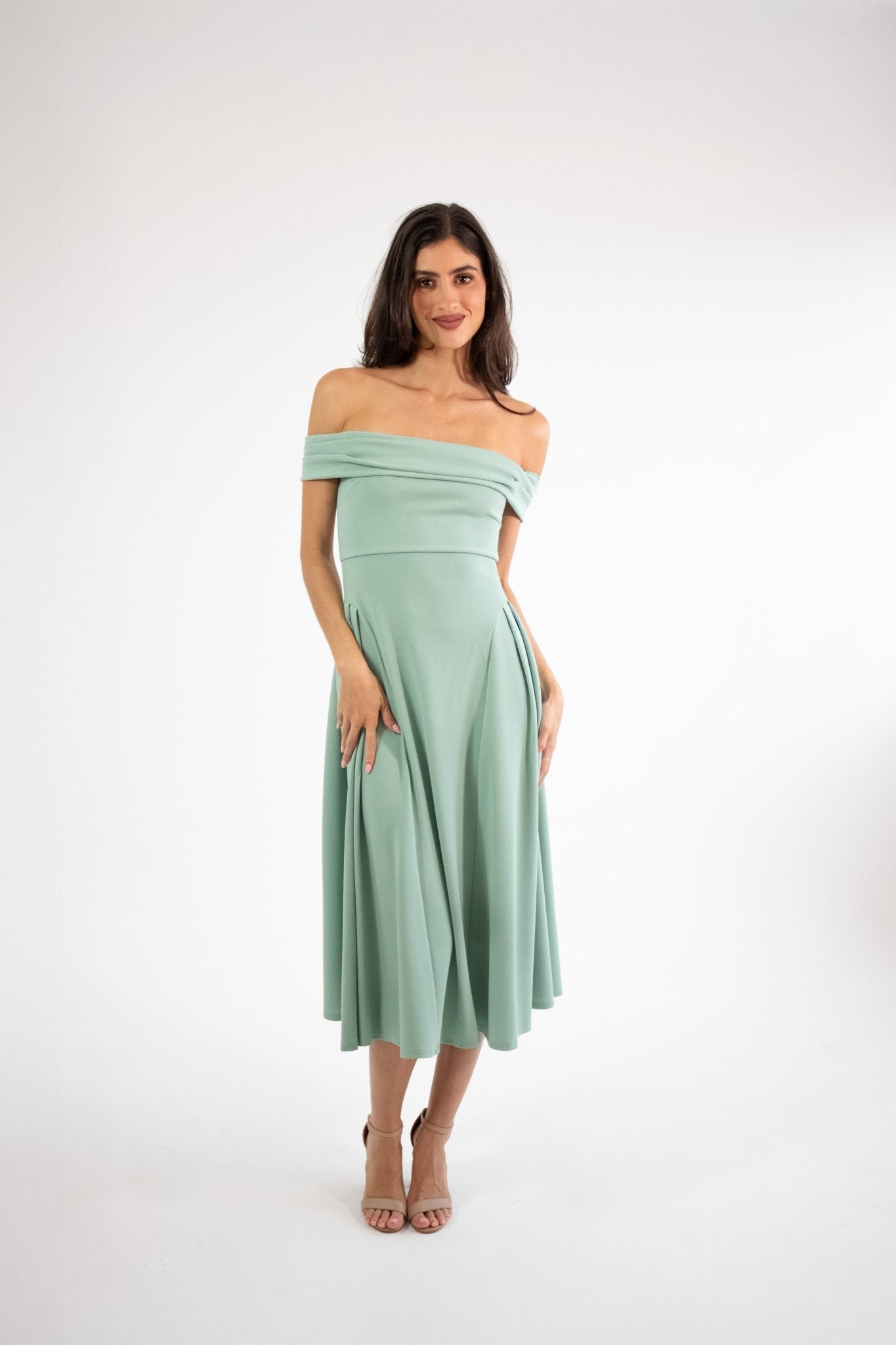 Lola - verde - Lend the Trend renta de vestidos mexico