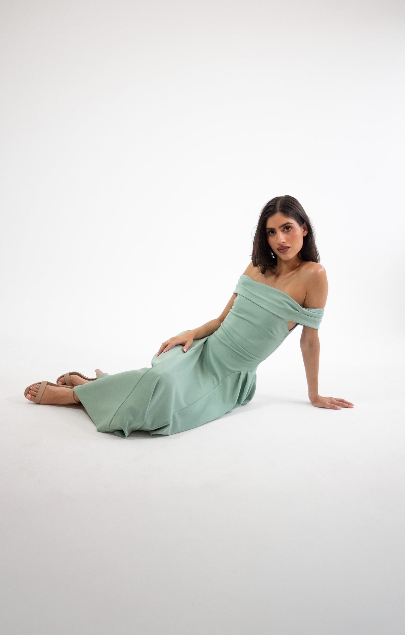 Lola - verde - Lend the Trend renta de vestidos mexico